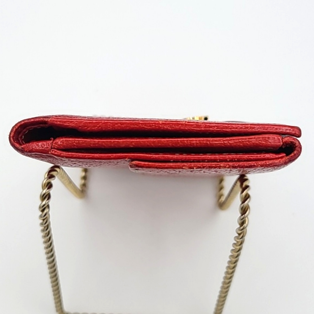 Salvatore Ferragamo Gancini bifold red leather wallet - Picture 5 of 16